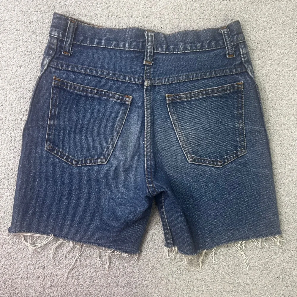 Vintage Denim Cutoff Shorts 80s High Waisted 14 Blue Retro Skater Indie Boho